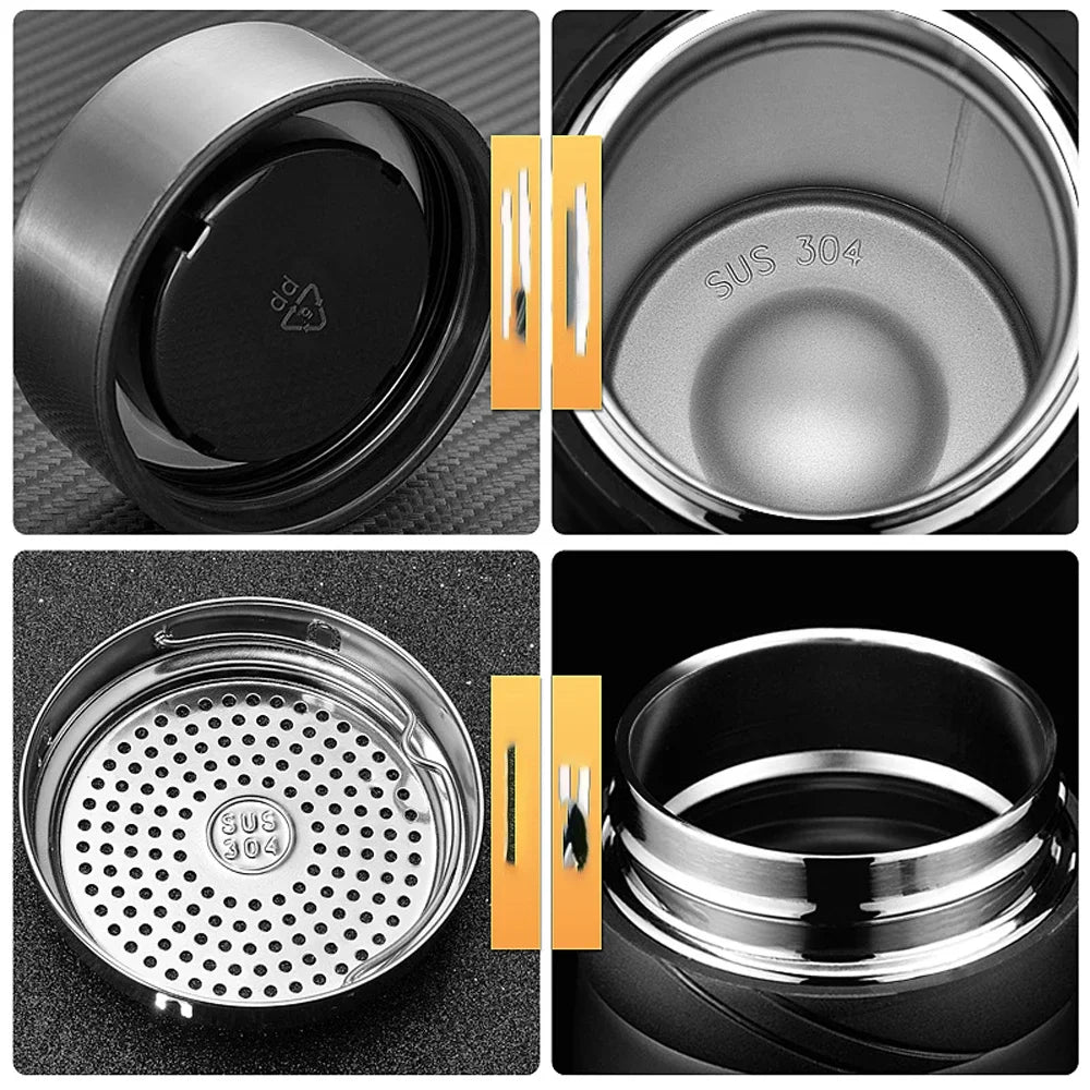 Thermos Bottle Cup Thermal Isotherm Flask Stainless Steel Tumbler Vacuum Flask Coffee Leak Proof Double Wall Outdoor Drinkware