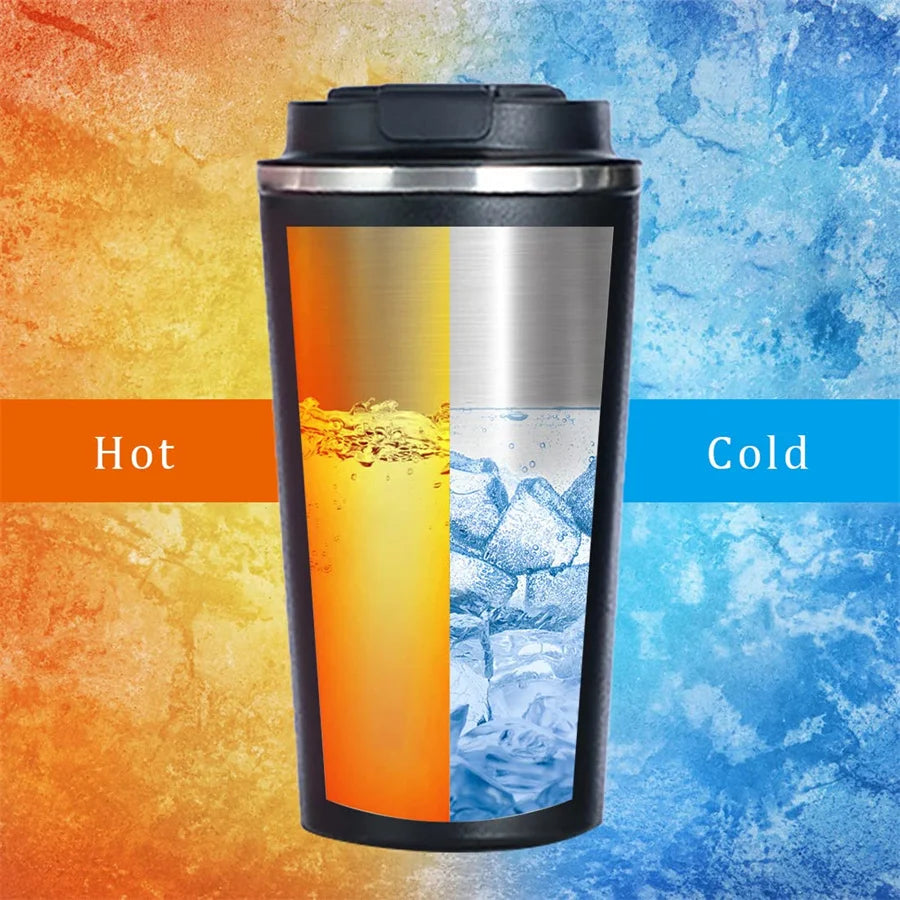 Stainless Steel Smart Coffee Tumbler Thermos Cup with Intelligent Temperature Display Portable Travel Mug 380Ml 510Ml