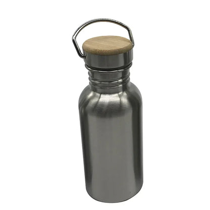 Portable Stainless Steel Water Bottle with Handle 1000Ml/500Ml/350Ml Sports Flasks Travel Cycling Hiking Camping Bicycle Flask