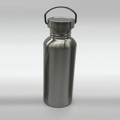 Portable Stainless Steel Water Bottle with Handle 1000Ml/500Ml/350Ml Sports Flasks Travel Cycling Hiking Camping Bicycle Flask
